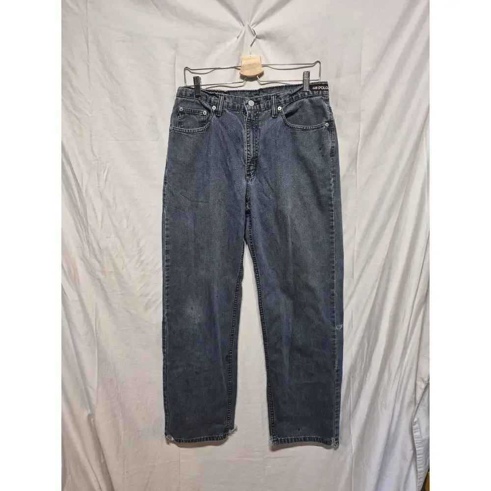 Polo Jeans Company Men’s Blue Denim Size 32/32 Jeans Straight Classic Fit